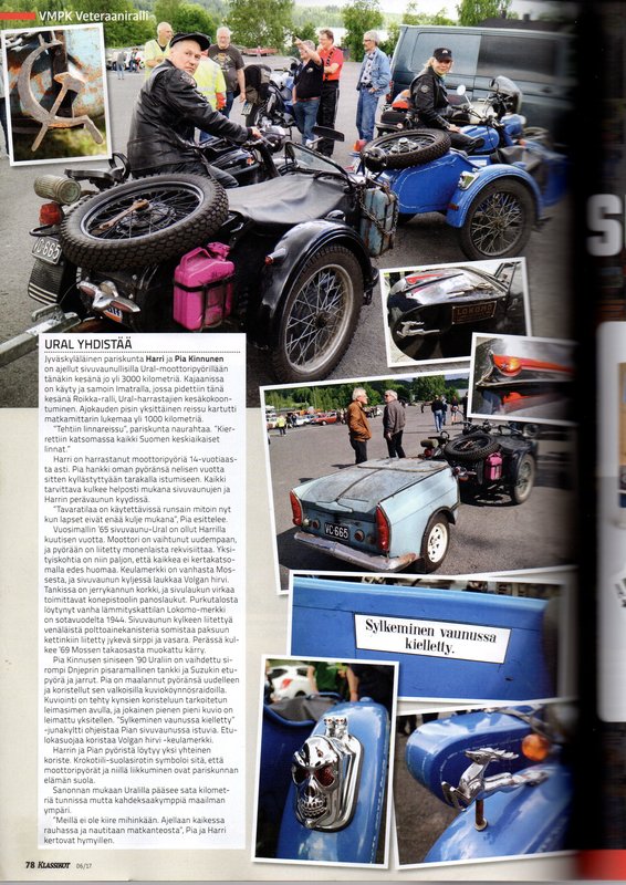 H&amp;P VMPK Veteraaniralli 2017