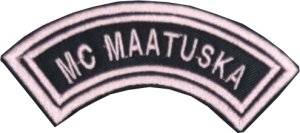 Brodeerattu kaarimerkki MC Maatuska